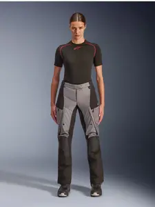 Imagem 7 de Calça Alpinestars Stella Andes V4 Drystar - Preta/Cinza Escura (Impermeável)
