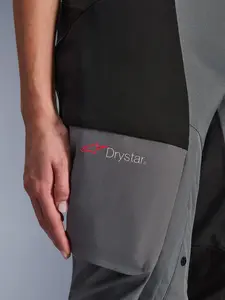 Imagem 10 de Calça Alpinestars Stella Andes V4 Drystar - Preta/Cinza Escura (Impermeável)