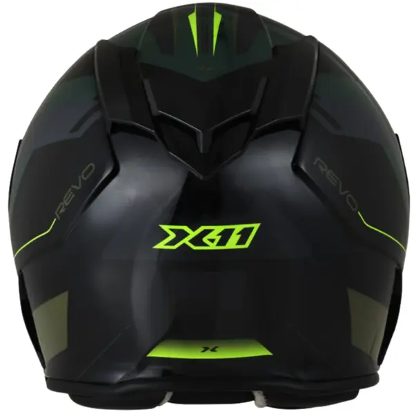 Capacete X11 Revo Pro Eleven - Verde Militar - Grid Motors