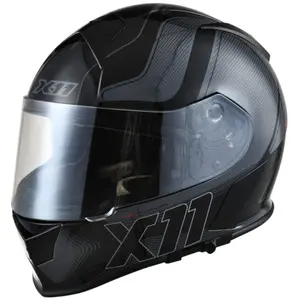 Capacete X11 Revo Pro Tronix - Cinza/Preto