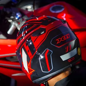 Imagem 4 de Capacete X11 Trust Pro 11 - Preto/Vermelho