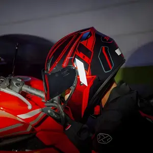 Imagem 5 de Capacete X11 Trust Pro 11 - Preto/Vermelho