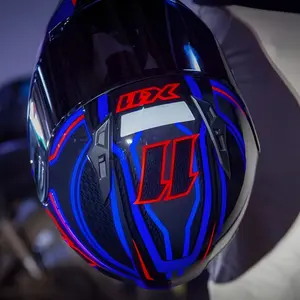 Imagem 5 de Capacete X11 Trust Pro 11 - Preto/Azul/Vermelho