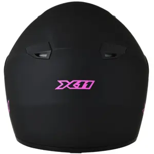 Imagem 4 de Capacete X11 Trust Pro Shadow HVZ - Preto/Roxo Fosco