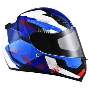 Imagem 2 de Capacete X11 Trust Pro Transit - Branco/Vermelho/Azul