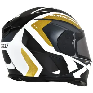 Imagem 3 de Capacete X11 Revo Pro Surrond - Branco/Dourado