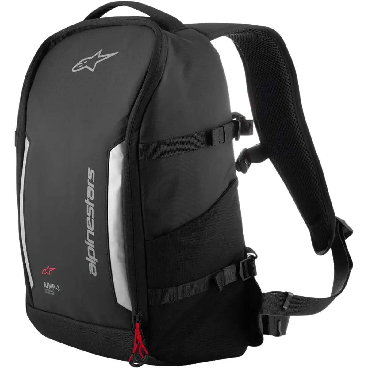 Mochila Alpinestars AMP 3 Preto - 17 Litros - Grid Motors