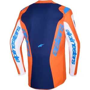 Imagem 2 de Camisa Alpinestars Fluid Grid 26 - Laranja/Azul