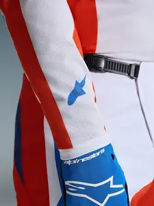 Imagem 9 de Camisa Alpinestars Fluid Grid 26 - Laranja/Azul