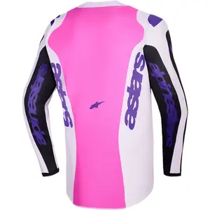 Imagem 2 de Camisa Alpinestars Fluid Grid 26 - Preto/Cinza/Roxo
