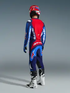 Imagem 7 de Camisa Alpinestars Fluid Grid 26 - Azul/Vermelho