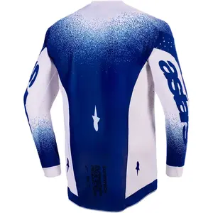 Imagem 2 de Camisa Alpinestars Supertech Scenz 26 - Cinza Claro/Azul Escuro