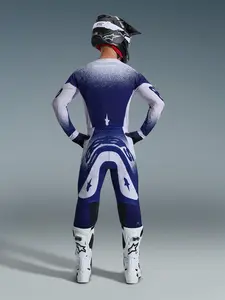 Imagem 7 de Camisa Alpinestars Supertech Scenz 26 - Cinza Claro/Azul Escuro