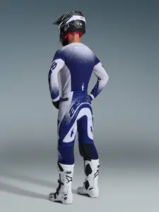 Imagem 8 de Camisa Alpinestars Supertech Scenz 26 - Cinza Claro/Azul Escuro