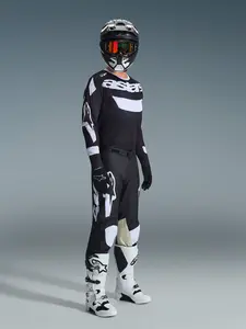 Imagem 6 de Camisa Alpinestars Racer Air Riway 26 - Preto/Branco