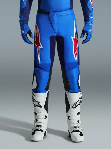 Calça Alpinestars Fluid Grid 26 - Azul/Vermelho - Grid Motors