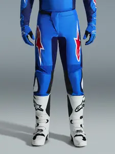 Imagem 3 de Calça Alpinestars Fluid Grid 26 - Azul/Vermelho