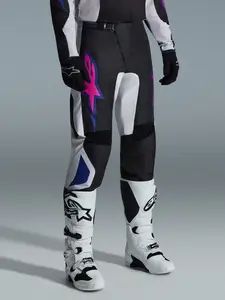 Imagem 8 de Calça Alpinestars Fluid Grid 26 - Preto/Cinza/Roxo