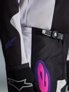 Imagem 10 de Calça Alpinestars Fluid Grid 26 - Preto/Cinza/Roxo