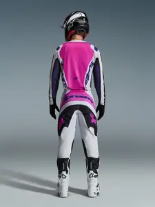 Imagem 5 de Calça Alpinestars Fluid Grid 26 - Preto/Cinza/Roxo