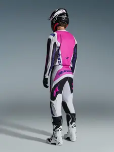 Imagem 6 de Calça Alpinestars Fluid Grid 26 - Preto/Cinza/Roxo