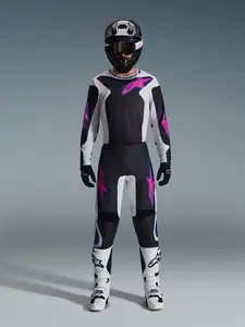 Imagem 3 de Calça Alpinestars Fluid Grid 26 - Preto/Cinza/Roxo