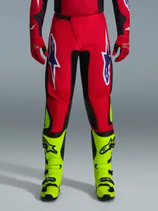 Imagem 4 de Calça Alpinestars Fluid Grid 26 - Vermelho/Preto/Roxo