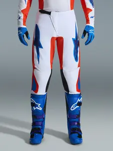 Imagem 3 de Calça Alpinestars Fluid Grid 26 - Laranja/Azul