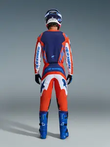 Imagem 8 de Calça Alpinestars Fluid Grid 26 - Laranja/Azul