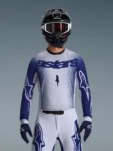 Imagem 9 de Calça Alpinestars Supertech Scenz 26 - Cinza Claro/Azul Escuro