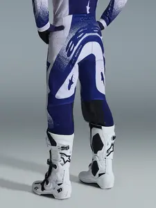 Imagem 4 de Calça Alpinestars Supertech Scenz 26 - Cinza Claro/Azul Escuro