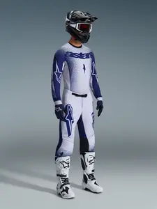 Imagem 5 de Calça Alpinestars Supertech Scenz 26 - Cinza Claro/Azul Escuro