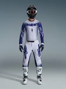 Imagem 8 de Calça Alpinestars Supertech Scenz 26 - Cinza Claro/Azul Escuro
