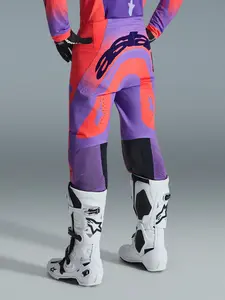 Imagem 5 de Calça Alpinestars Supertech Scenz 26 - Vermelho Coral/Roxo