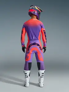 Imagem 8 de Calça Alpinestars Supertech Scenz 26 - Vermelho Coral/Roxo