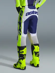 Imagem 4 de Calça Alpinestars Racer Air Riway 26 - Cinza/Amarelo Fluor/Azul