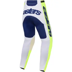Imagem 2 de Calça Alpinestars Racer Air Riway 26 - Cinza/Amarelo Fluor/Azul