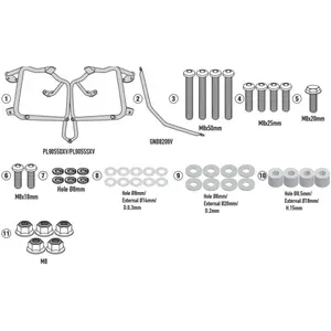 Imagem 3 de Suporte Lateral Givi Monokey Royal Enfield Scrarm 411 (2022-2024) Preto - PL9055
