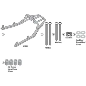 Imagem 2 de Rack Givi SR9053BR Monolock para Royal Enfield Meteor 350 (apartir de 2021) - Preto