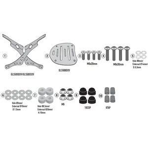 Imagem 2 de Rack Givi SR9058 Monokey/Monolock para Royal Enfield Super Meteor 650 (apartir de 2023) - Preto