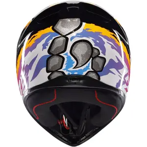 Imagem 7 de Capacete AGV K1S Bezzecchi - Preto/Amarelo/Roxo