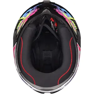 Imagem 8 de Capacete AGV K1S Bezzecchi - Preto/Amarelo/Roxo