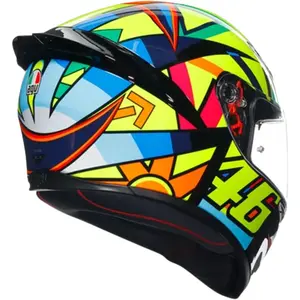 Imagem 4 de Capacete AGV K1S Soleluna 2017 - Amarelo/Preto