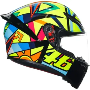Imagem 2 de Capacete AGV K1S Soleluna 2017 - Amarelo/Preto