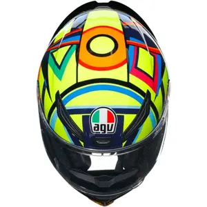 Imagem 6 de Capacete AGV K1S Soleluna 2017 - Amarelo/Preto