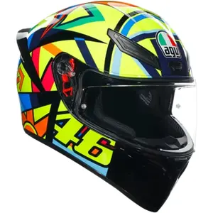 Imagem 3 de Capacete AGV K1S Soleluna 2017 - Amarelo/Preto