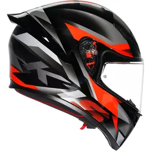 Imagem 2 de Capacete AGV K1S Fastlap - Preto/Cinza/Vermelho