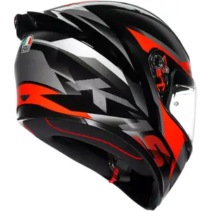 Imagem 4 de Capacete AGV K1S Fastlap - Preto/Cinza/Vermelho