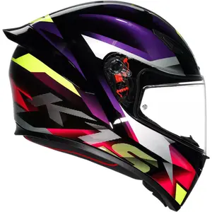 Imagem 2 de Capacete AGV K1S Fastlap - Preto/Roxo/Rosa
