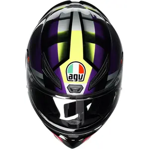 Imagem 6 de Capacete AGV K1S Fastlap - Preto/Roxo/Rosa